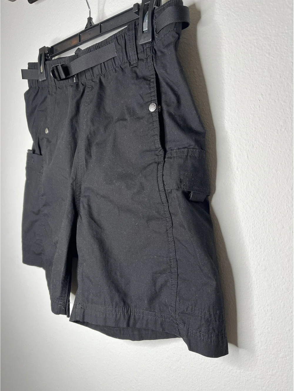 NWT The North Face Men's Black/Ripstop Cargo Regular Fit Shorts Size Small